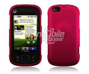 ROSE PINK HARD 2-PC CASE COVER for MOTOROLA CLIQ XT NEW