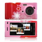 PINK FLOWERS ARMOR SHIELD SAMSUNG MEMOIR TMOBILE PHONE