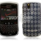 Clear Argyle Design Hard Case for BlackBerry Tour 9600/9630