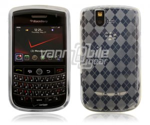 Clear Argyle Design Hard Case for BlackBerry Tour 9600/9630