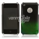 GREEN BLACK 1-PC ACCESSORY for iPHONE 3GS