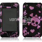 PINK SKULLS 1-PC ACCESSORY for iPHONE 3GS