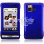 BLUE GLOSSY FACE PLATE CASE for LG DARE PHONE