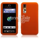 ORANGE GEL JELLY SKIN CASE COVER 4 SAMSUNG BEHOLD T919