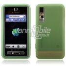 LIGHT GREEN GEL JELLY SKIN CASE COVER 4 SAMSUNG BEHOLD T919