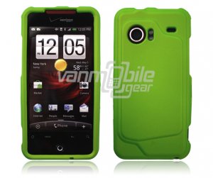 GREEN HARD FACE PLATE CASE for HTC INCREDIBLE PHONE