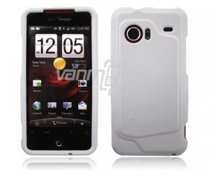 WHITE HARD FACE PLATE CASE for HTC INCREDIBLE PHONE