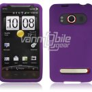 PURPLE SOFT ACCESSORY SKIN CASE for SPRINT HTC EVO 4G NEW
