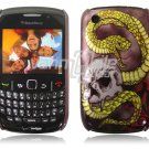 SERPENT SKULL HARD CASE COVER for BB CURVE 8520 8530 NR