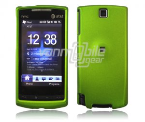 GREEN FACE PLATE CASE COVER for AT&T HTC PURE PHONE ATT