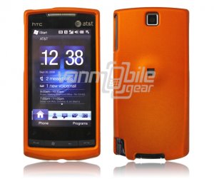 ORANGE FACE PLATE CASE COVER for AT&T HTC PURE PHONE ATT
