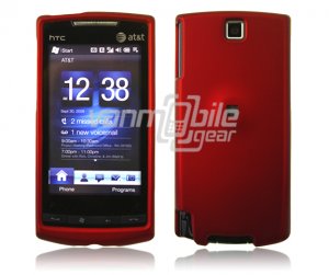 RED FACE PLATE CASE COVER for AT&T HTC PURE PHONE ATT