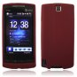 BURGUNDY SILICONE SKIN CASE COVER 4 HTC PURE PHONE ATT