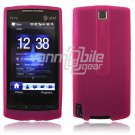 PINK SILICONE SKIN CASE COVER 4 HTC PURE PHONE ATT
