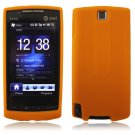 ORANGE SILICONE SKIN CASE COVER 4 HTC PURE PHONE ATT