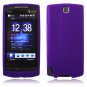 PURPLE SILICONE SKIN CASE COVER 4 HTC PURE PHONE ATT