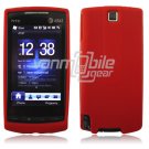 RED SILICONE SKIN CASE COVER 4 HTC PURE PHONE ATT