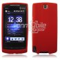 RED SILICONE SKIN CASE COVER 4 HTC PURE PHONE ATT