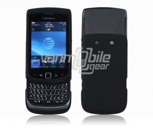 BLACK HARD RUBBERIZE CASE for BLACKBERRY TORCH PHONE BB