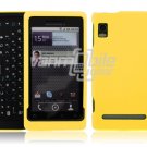 YELLOW HARD CASE fr MOTOROLA DROID 2