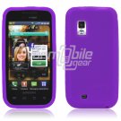 PURPLE SILICONE SKIN CASE for SAMSUNG FASCINATE