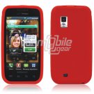 RED SILICONE SKIN CASE for SAMSUNG FASCINATE