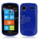 SOLID BLUE GLOSSY TPU CASE for SAMSUNG FOCUS i917