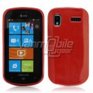 SOLID RED GLOSSY TPU CASE for SAMSUNG FOCUS i917