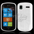 SOLID WHITE GLOSSY TPU CASE for SAMSUNG FOCUS i917