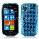 BLUE ARGYLE DESIGN TPU CASE for SAMSUNG FOCUS i917