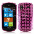 PINK ARGYLE DESIGN TPU CASE for SAMSUNG FOCUS i917