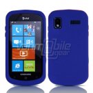 BLUE SOFT SILICONE SKIN CASE for SAMSUNG FOCUS i917