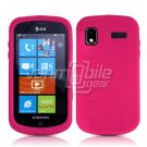 HOT PINK SOFT SILICONE SKIN CASE for SAMSUNG FOCUS i917