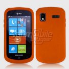 ORANGE SOFT SILICONE SKIN CASE for SAMSUNG FOCUS i917