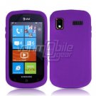PURPLE SOFT SILICONE SKIN CASE for SAMSUNG FOCUS i917