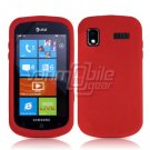 RED SOFT SILICONE SKIN CASE for SAMSUNG FOCUS i917