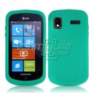 TURQUOISE SOFT SILICONE SKIN CASE for SAMSUNG FOCUS i917