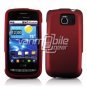 RED HARD RUBBERIZED CASE for LG VORTEX