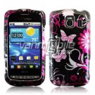 BLACK/PINK BUTTERFLY DESIGN CASE for LG VORTEX