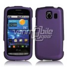 PURPLE HARD RUBBERIZED CASE for LG VORTEX