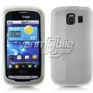 MILKY CLEAR SOFT SILICONE SKIN CASE for LG VORTEX