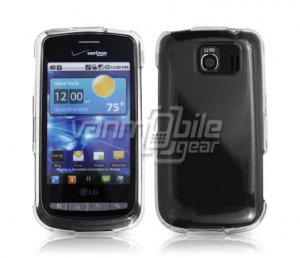 CLEAR HARD GLOSSY CASE for LG VORTEX