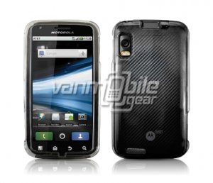 Clear Hard "Glossy/Transparent" Accessory Faceplate Case Cover for Motorola Atrix