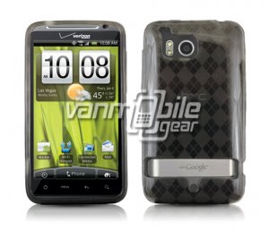 SMOKE ARGYLE DESIGN TPU CASE + CAR CHARGER for HTC THUNDERBOLT
