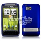 BLUE RUBBERIZED CASE for HTC THUNDERBOLT