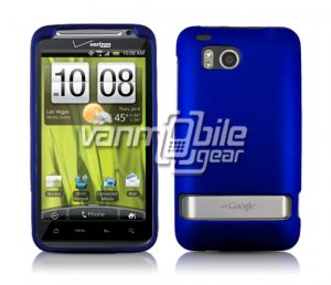 BLUE RUBBERIZED CASE for HTC THUNDERBOLT