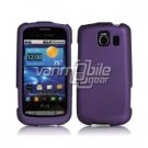 PURPLE HARD RUBBERIZED CASE + Screen Protector for LG VORTEX
