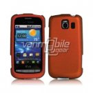 ORANGE HARD RUBBERIZED CASE + Screen Protector for LG VORTEX