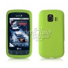 LIME GREEN SOFT SILICONE SKIN CASE + Screen Protector + Car Charger for LG OPTIMUS S