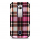PINK PLAID DESIGN CASE for HUAWEI ASCEND